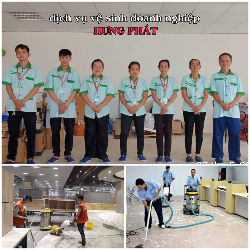Dịch vụ vệ sinh công nghiệp nhà máy, kho xưởng, công trình xây dựng TPHCM - Hưng Phát